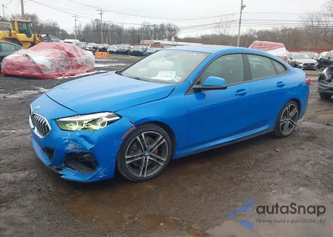 2021 BMW 228I Gran Coupe xDrive z USA, uszkodzony, nr VIN WBA73AK08M7J57441